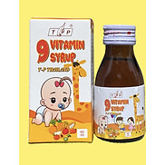 Siro 9 Vitamin Tăng Cân TP Thái Lan Dành Cho Bé 6 Tháng Trở Lên Và Người