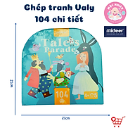 Bộ xếp hình valy Mideer Tales Parade 104 mảnh ghép dành cho bé từ 4 tuổi +