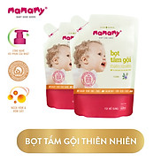 Combo 2 Túi bổ sung Bọt tắm gội thiên nhiên Mamamy hương Floral 400ml