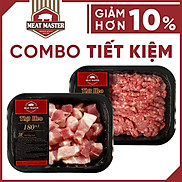 HCM Combo Heo tiếp kiệm Ba rọi đa năng - Thịt xay Meat Master  400 G  -