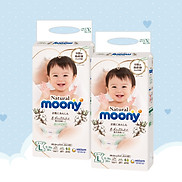 COMBO 2 BỊCH Bỉm Dán Moony natural L 38