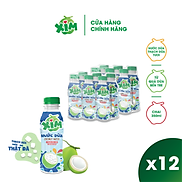 Combo 12 Chai Nước dừa Xim thạch dừa tươi chai PET 350ml