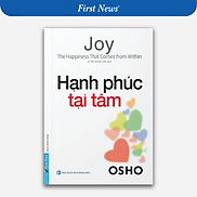 Sách - OSHO Hạnh Phúc Tại Tâm - FirstNews