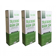 03 Hộp Trà Giảm Cân - Trà Dung Giảm Cân The Kaffeine - 30 túi lọc 250g