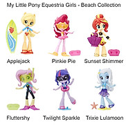 Búp bê My Little Pony cô gái Equestria trên bãi biển Beach