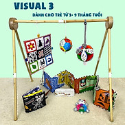 Đồ chơi cho bé PiPoVietnam - Combo Visual 3 - Đồ chơi phát triển tư duy