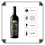 Rượu Vang Úc House Of The Dragon Cabernet Shiraz 2021