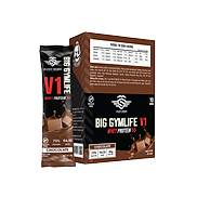 Bột Whey Protein BIG GYMLIFE V1 CHOCOLATE Bảo Long Hộp 10 gói x 30g - Hàng