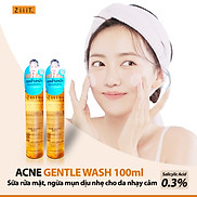 Gel Rửa Mặt Ngừa Mụn ZIIIT ACNE GENTLE WASH 100ml Cho Da Dầu Mụn Nhạy Cảm