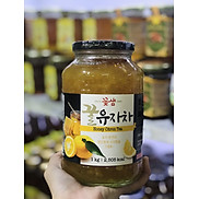 Mật ong chanh đào Hàn chai 1kg