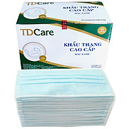 Khẩu Trang Y Tế TDCare 4 Lớp - Màu Xanh-Hộp 50 Cái