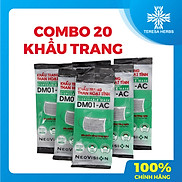 Khẩu Trang Y Tế Combo 20 cái 4 lớp - Khẩu Trang Y Tế Than Hoạt Tính