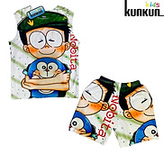 Đồ bộ ba lỗ 3D Hình Nobita cho bé trai 10-40kg