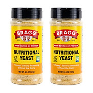Combo 2 hộp Men Dinh Dưỡng Bragg Nutritional Yeast 127g