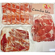 Chỉ giao HCM Combo lẩu - 500gr Ba chỉ bò cuộn - 500gr Bắp bò bào - 1kg râu