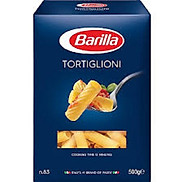 Mì Nui Barilla Hình Ống Tre Các Cỡ Tortiglioni - 500g