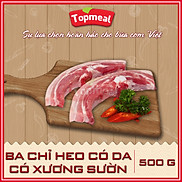 HCM - Ba chỉ heo có da có xương sườn- Thích hợp với các món chiên, nướng