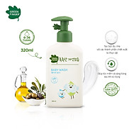 Sữa Tắm Dưỡng Ẩm Cho Bé Greenfinger ChokChok Moisture Baby Wash 320ml