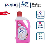 Nước lau sàn SPY 950 ml màu Hồng Blossom thư giãn thoải mái khử mùi hôi