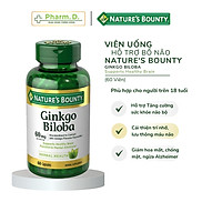 Viên Uống Hỗ Trợ Bổ Não, Cải Thiện Trí Nhớ NATURE S BOUNTY Ginkgo Biloba