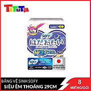 Băng Vệ Sinh Sofy Skin Comfort Ultra Thin 29cm Đêm Siêu Thoải Mái Siêu