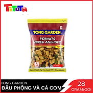 Hỗn Hợp Cá Cơm Trộn Đậu Phộng ĐỎ Tong Garden Gói 28 Gram