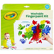 Bộ Màu Nước Rửa Được Cho Bé Washable Fingerpaint Kit - Crayola 811452