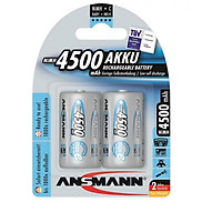 Pin trung sạc ANSMANN C4500 - Baby C vỉ 2 viên - Hàng Nhập Khẩu