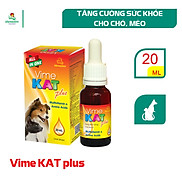 Vimekat plus - Tăng cường sức khỏe chó, mèo, vẹt, chim kiểng, Chai 20ml