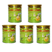 Combo 5 lon Sữa non COLOSBABY GOLD 0+ 800G