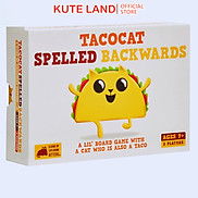 Bộ Board Game Mèo Nổ Tiếng Anh Exploding Kittens LLC Tacocat Spelled