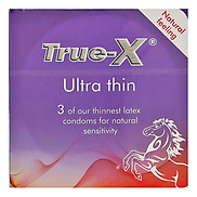 Bao Cao Su True - X Ultra Thin Siêu Mỏng 3 Cái Hộp