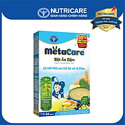 Bột ăn dặm Nutricare Metacare Cá hồi phô mai cải bó xôi & olive 200g