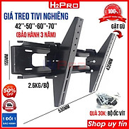 Giá treo tivi nghiêng H2Pro 42-50-60-70 inch gắn tường