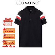 Áo thun polo nam POLOSHIRT đen phối 2 tay cổ bẻ tay ngắn lỡ PLS03T