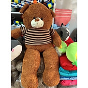 Gấu Bông Aó Len Teddy 2 màu ảnh chụp thật