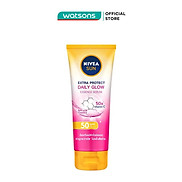 Tinh Chất Chống Nắng Nivea Sáng Mịn Đều Màu Daily Glow SPF50 PA+++ 180ml