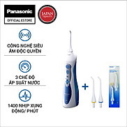 Combo Máy Tăm Nước Panasonic Cầm Tay Dùng Pin Sạc EW1211 và đầu thay thế