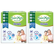 Combo 2 Tã Dán Người Lớn SunMate G2 Size M10 10 Miếng