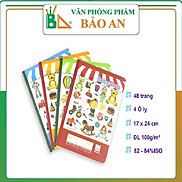 Vở 4 Ô Ly 48 Trang HH Baby Shop 0518 Giấy Trắng Tự Nhiên