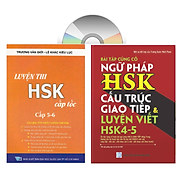 Sách - combo Luyện thi HSK cấp tốc tập 3 tương đương HSK 5+6 kèm CD + Bài