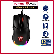 Chuột Gaming MSI GM50 Đèn LED RGB, 6 Nút, 6400 DPI Với 6 Mức DPI