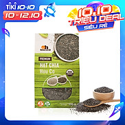 Hạt Chia Đen Hữu Cơ Smile Nuts Hộp 500g - Nhập khẩu từ Nam Mỹ Hạt Chia