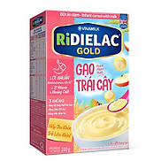 Combo 2 hộp BỘT ĂN DẶM RIDIELAC GOLD GẠO TRÁI CÂY - HỘP GIẤY 200G