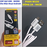 Cáp sạc và dữ liệu USB - Micro dòng 2A cho điện thoại Android Pisen MU20