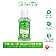 Nước súc miệng diệt khuẩn Seafree thảo dược 250ml, Sạch khoang miệng