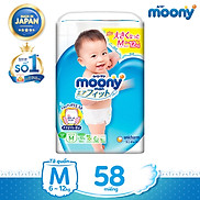 Tã quần cao cấp Moony M58 Boy nhập khẩu Nhật Bản