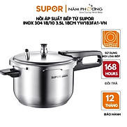 Nồi áp suất inox 304 hạn chế ăn mòn, giữ nhiệt bền lâu