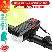 Đèn LED Xe Đạp Năng Lượng Mặt Trời Kèm Còi