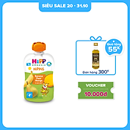 Dinh dưỡng 100% Trái cây nghiền Organic HiPPiS Chuối, Lê, Xoài